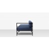 Source Furniture Delano Aluminum Modular right Arm Loveseat side 4 