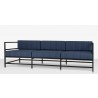 Source Furniture Delano Aluminum Sofa angle view