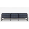 Source Furniture Delano Aluminum Sofa back view