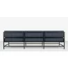 Source Furniture Delano Aluminum Sofa back view - Source Furniture Delano Aluminum Sofa back view