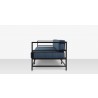 Source Furniture Delano Aluminum Sofa side view