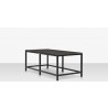 Source Furniture Delano Aluminum Duraboard Top Coffee 5