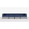 Source Furniture Delano Aluminum Modular Armless Loveseat 2 - Source Furniture Delano Aluminum Modular Armless Loveseat 2