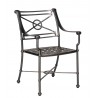 Woodard Delphi Dining Arm Chair - Angled