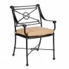 Woodard Delphi Dining Arm Chair with Optional Cushion - Woodard Delphi Dining Arm Chair with Optional Cushion