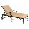 Woodard Delphi Adjustable Chaise Lounge - Angled View - Woodard Delphi Adjustable Chaise Lounge - Angled View