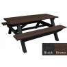 Polly Products Deluxe Picnic Table ADA Compliant (HP)2