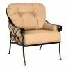 Woodard Derby Lounge Chair - Angled - Woodard Derby Lounge Chair - Angled