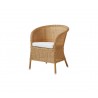 Cane-Line Derby/Lansing Chair Seat Cushion-White