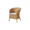 Cane-Line Derby/Lansing Chair Seat Cushion-Light Grey