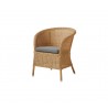 Cane-Line Derby/Lansing Chair Seat Cushion- Taupe