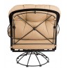 Woodard Derby Swivel Rocking Lounge Chair - Back