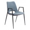 Desi Dining Chair Azure Gray- front view 1