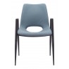 Desi Dining Chair Azure Gray- front view 2