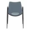 Desi Dining Chair Azure Gray- back view 1 - Desi Dining Chair Azure Gray- back view 1
