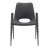 Desi Dining Chair Black- front view 2 - Desi Dining Chair Black- front view 2