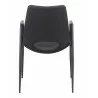 Desi Dining Chair Black- back view 1 - Desi Dining Chair Black- back view 1