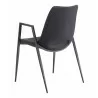 Desi Dining Chair Black- back view 2 - Desi Dining Chair Black- back view 2
