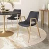 Desi Dining Chair Black&Gold- Lifestyle 1 - Desi Dining Chair Black&Gold- Lifestyle 1