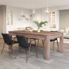 Desi Dining Chair Black & Walnut - Lifestyle 1