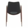 Desi Dining Chair Black & Walnut - Back - Desi Dining Chair Black & Walnut - Back
