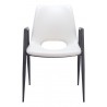 Desi Dining Chair White-front view 1