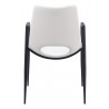 Desi Dining Chair White- back view 1