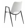 Desi Dining Chair White- back view 2 - Desi Dining Chair White- back view 2