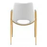 Desi Dining Chair White&Gold-back view 2 - Desi Dining Chair White&Gold-back view 2