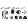 Design Media Rustic - 14 PCE - Design Media Rustic - 14 PCE