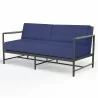 Pietra Loveseat in Echo Midnight, No Welt - Front Side Angle - Pietra Loveseat in Echo Midnight, No Welt - Front Side Angle