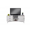 Alpine Furniture Flynn Large TV Console, White - Lifestyle