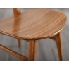 Greenington Cassia Dining Chair, Amber, (Set of 2), Seat Closeup View 2