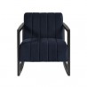 Sunpan Joaquin Lounge Chair Metropolis Blue - Front Angle