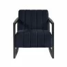 Sunpan Joaquin Lounge Chair Metropolis Blue - Front Angle - Sunpan Joaquin Lounge Chair Metropolis Blue - Front Angle
