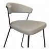 oe's Home Collection ADRIA COUNTER STOOL GREY - Seat Closeup Angle