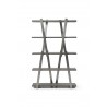 Elena Bookshelf in Light Gray-front view