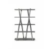 Elena Bookshelf in Light Gray-front view - Elena Bookshelf in Light Gray-front view