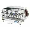 Commercial Volumetric Espresso Machine in Red Side Panels - 3V - Commercial Volumetric Espresso Machine in Red Side Panels - 3V