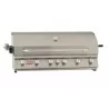 Bull BBQ 46" Diablo Drop In Grill LP/NG - 6 Burner - Angled and Closed - Bull BBQ 46" Diablo Drop In Grill LP/NG - 6 Burner - Angled and Closed