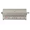 Bull BBQ 46" Diablo Drop In Grill LP/NG - 6 Burner - Closed and Front - Bull BBQ 46" Diablo Drop In Grill LP/NG - 6 Burner - Closed and Front