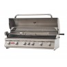 Bull BBQ 46" Diablo Drop In Grill LP/NG - 6 Burner - Opened and Angled Close-up