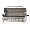 Bull BBQ 46" Diablo Drop In Grill LP/NG - 6 Burner - Opened and Angled Close-up - Bull BBQ 46" Diablo Drop In Grill LP/NG - 6 Burner - Opened and Angled Close-up