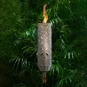 The Outdoor Plus Diamond Plate Torch - Stainless Steel - The Outdoor Plus Diamond Plate Torch - Stainless Steel