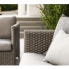 Cane-Line Diamond 2-Seater Sofa Incl. Taupe Natté Cushion Set