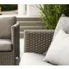 Cane-Line Diamond 2-Seater Sofa Incl. Taupe Natté Cushion Set - Cane-Line Diamond 2-Seater Sofa Incl. Taupe Natté Cushion Set