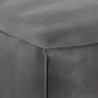 Sunpan Liron Ottoman Overcast Grey  - Seat Closeup Angle
