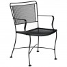Woodard Constantine Dining Arm Chair with Optional Cushion