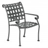 Woodard Et Cetera Ramsgate Dining Arm Chair with Optional Seat Cushion