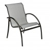 Woodard Tribeca Dining Armchair - Angled